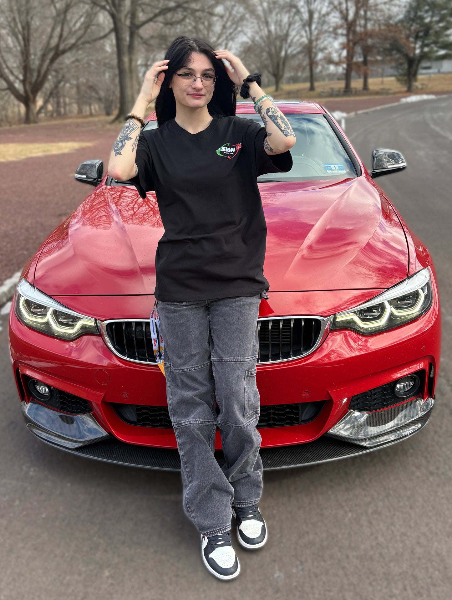 Objects In The Mirror oversized tee - V2