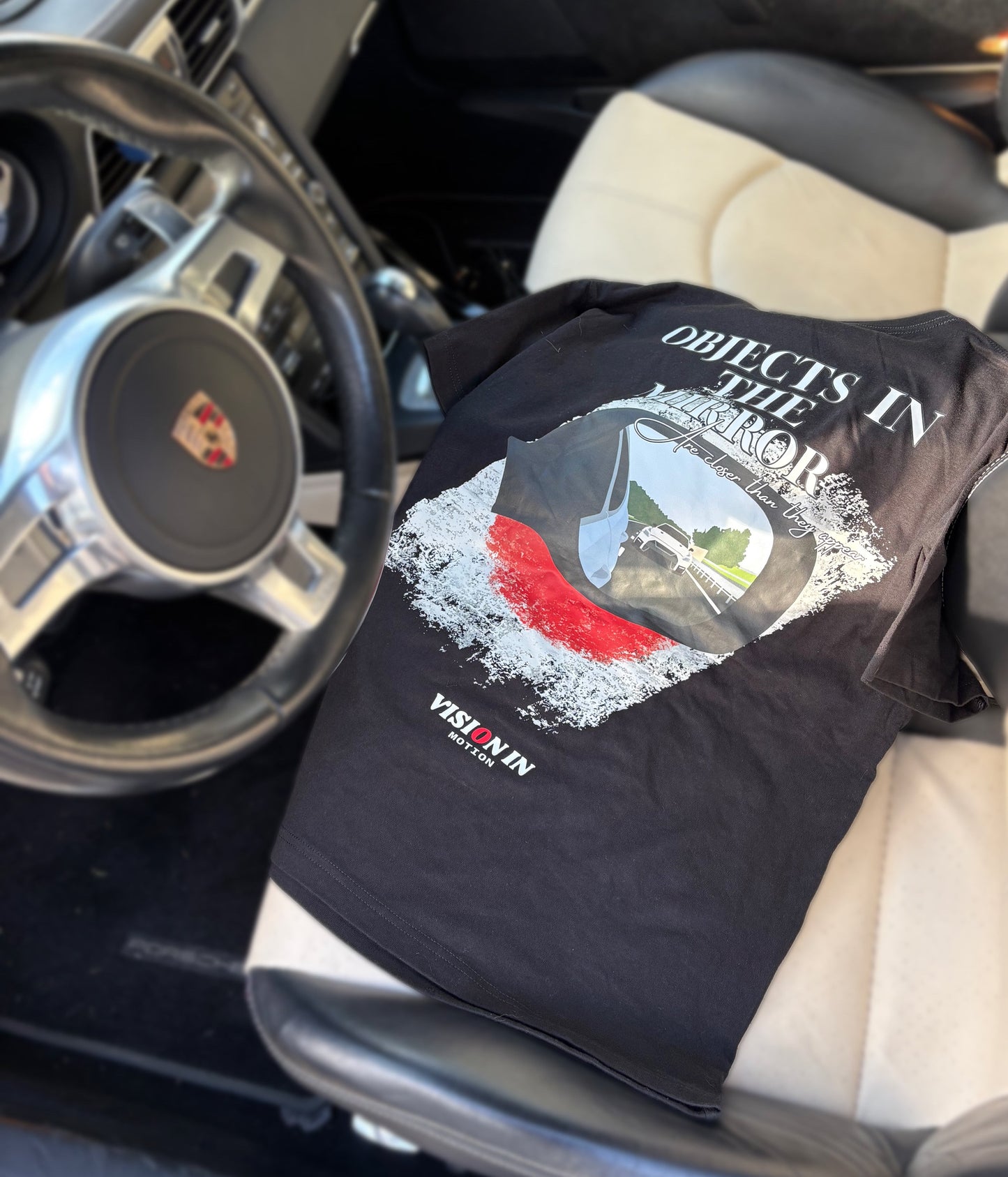 Objects In The Mirror oversized tee - V3